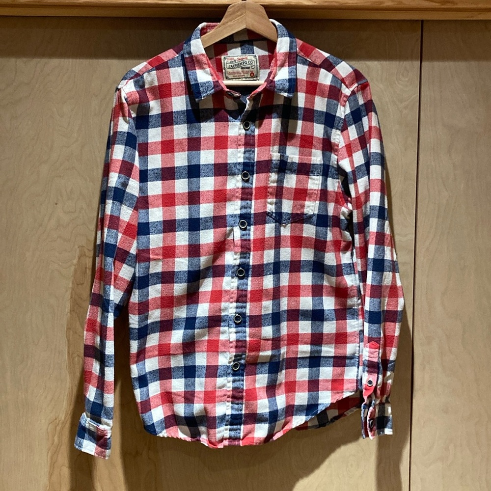 Jacks NY Red, White and Blue Flannel